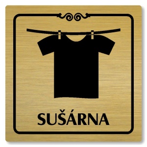 Sušárna, 100x100mm, zlatá, Texas